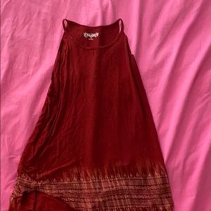 Red tank top
